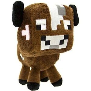 Minecraft Overworld 7” Baby Cow/Calf Plush Soft Stuffed Animal Toy Collectible